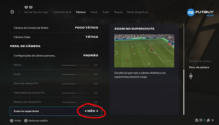 Bild des Artikels So Deaktivierst Du den Automatischen Zoom des Power Shots in EA FC 26 im FutBuyNow-Blog über EA Sports FC 26