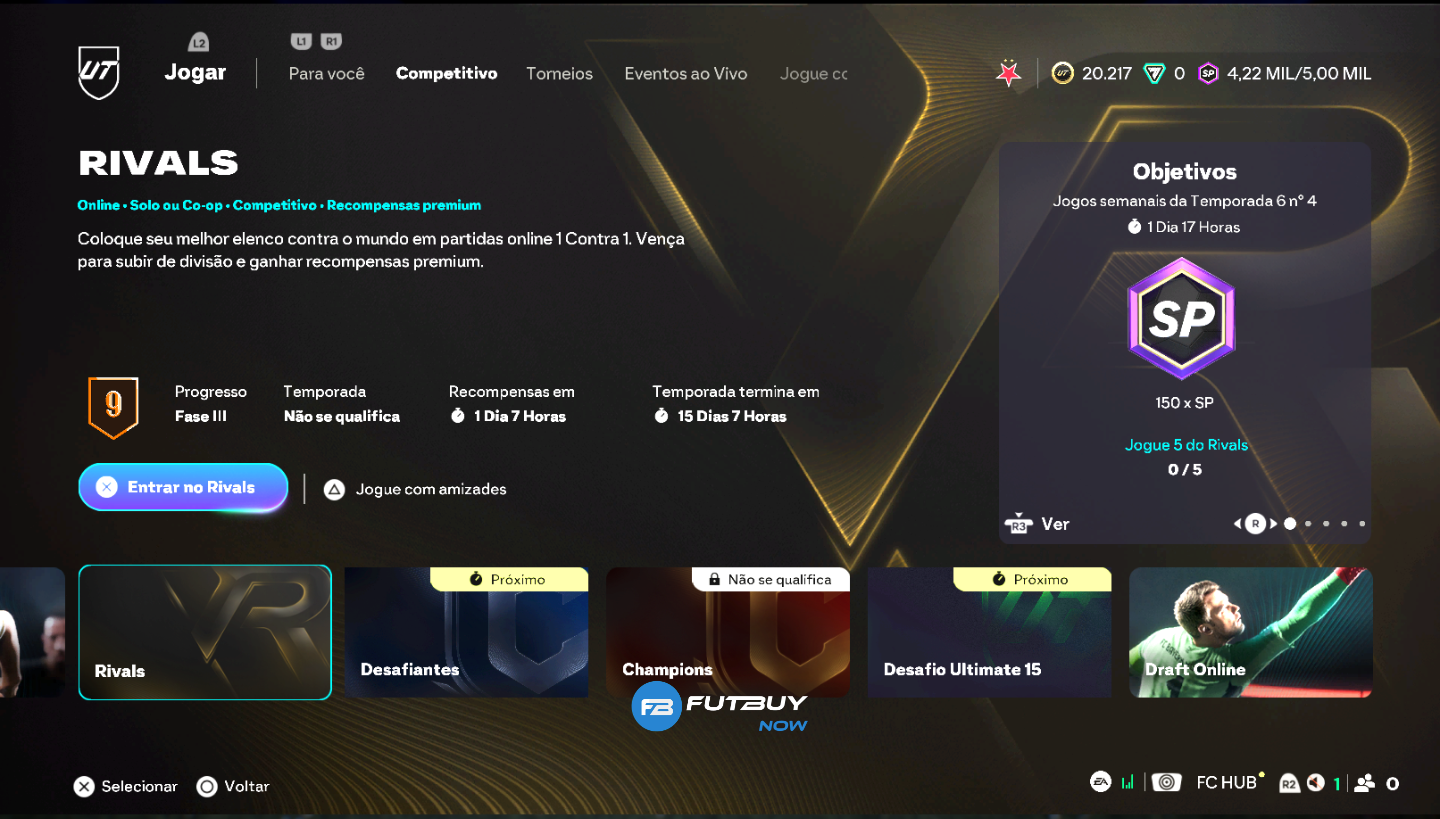 Imagem do artigo Como jogar Division Rivals Coop EA FC 26 (com amigo passo a passo) no blog da FutBuyNow sobre EA FC 26