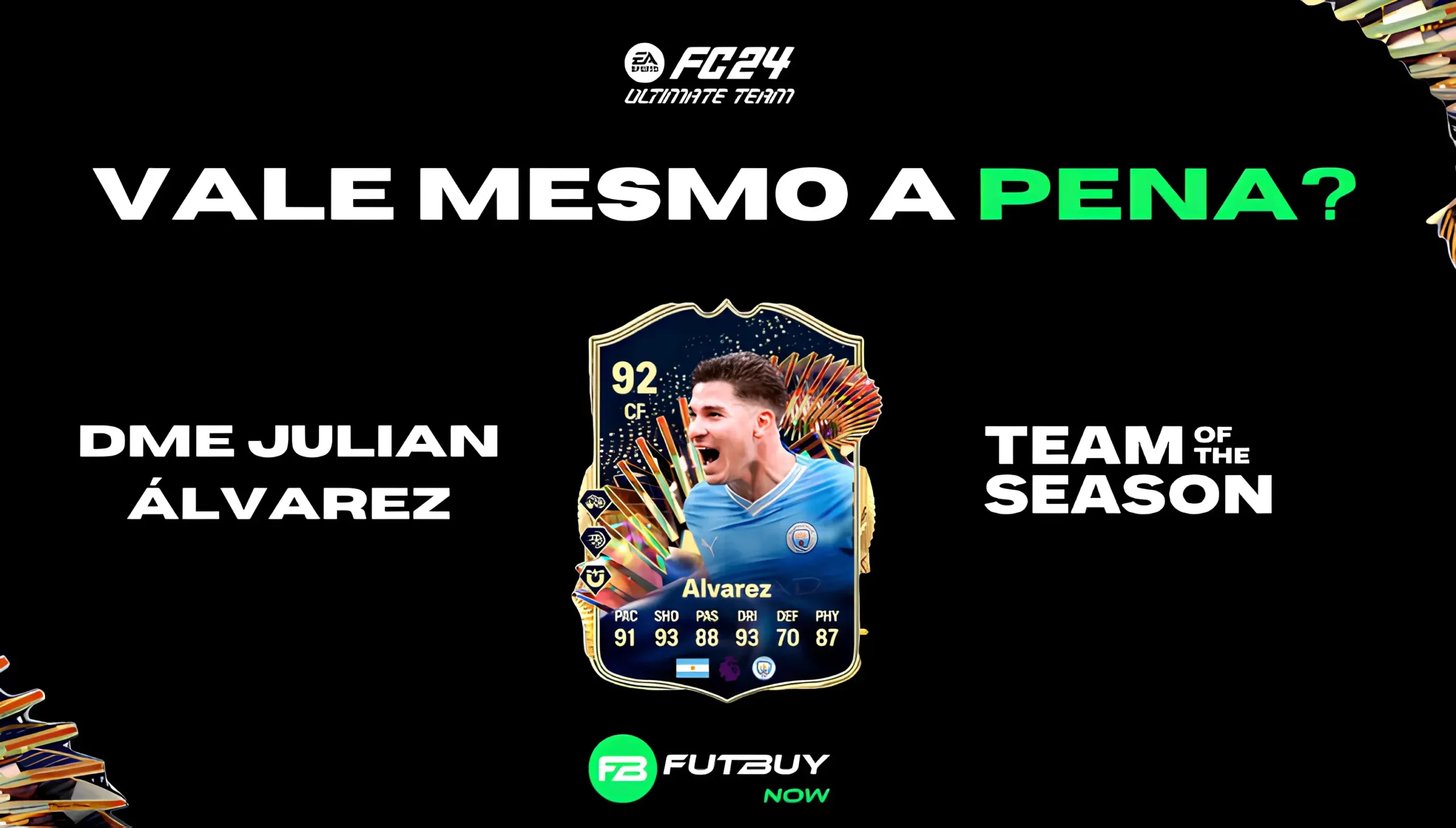 DME de Julian Alvarez no TOTS da Premier League