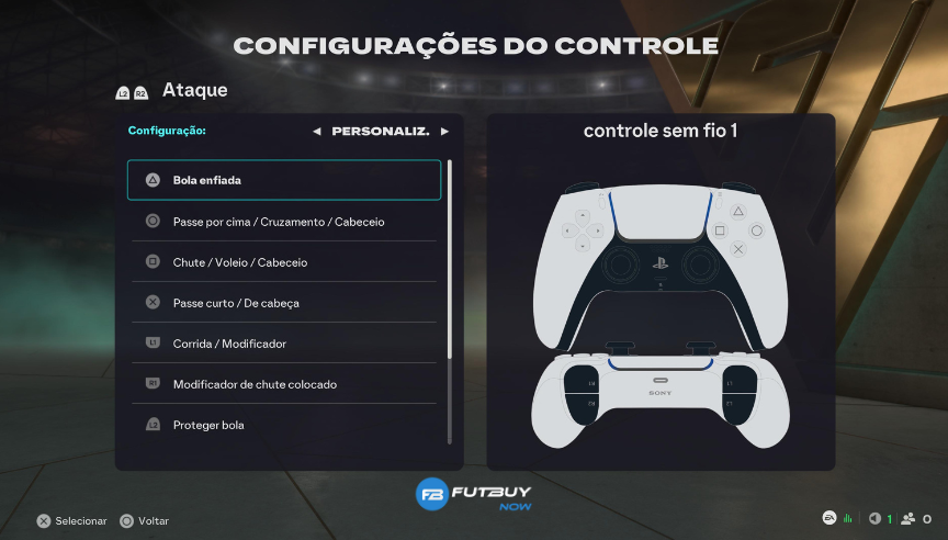 Imagem do artigo Melhor Configuração de Controle no EA FC 26: Guia Completo Dicas no blog da FutBuyNow sobre EA FC 26